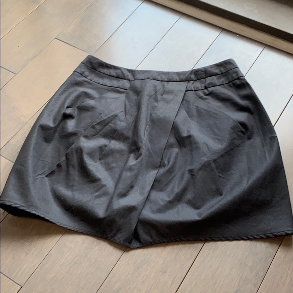 Papaya Black Layered Mini Skirt - Medium